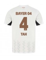 Bayer Leverkusen Jonathan Tah #4 Venkovní Dres 2024-25 Krátký Rukáv